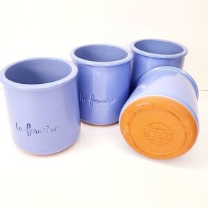 French la Fermière Periwinkle Blue Cermer terracotta pots